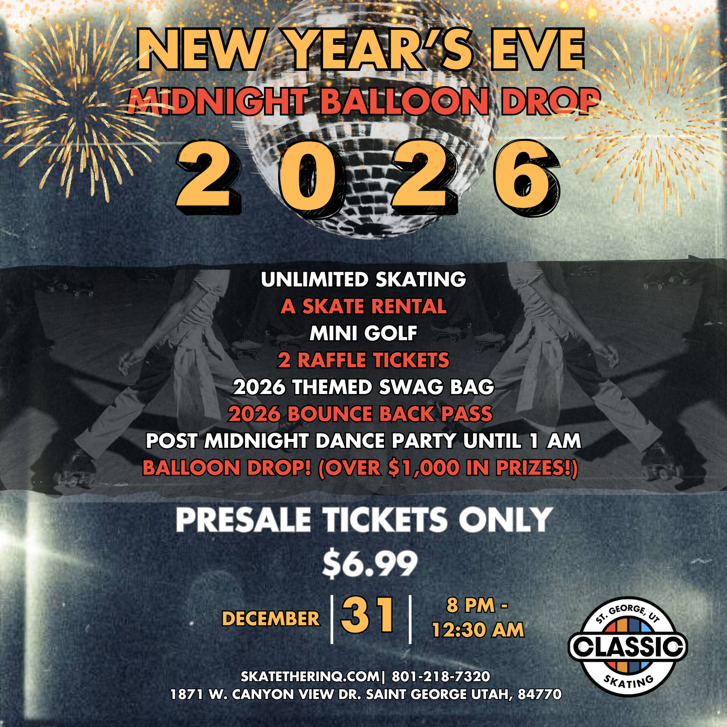 2026 New Years Eve Midnight Balloon Drop