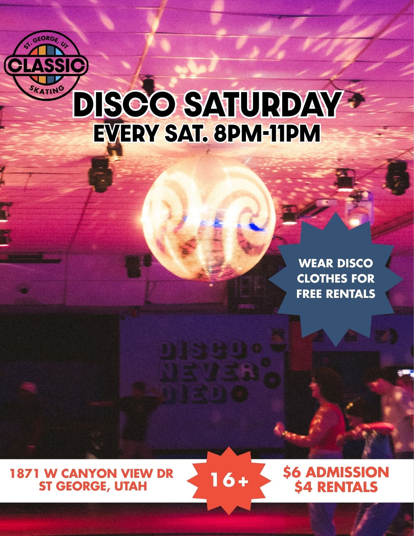 Saturday Disco Night (16+)